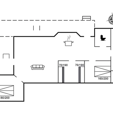 Prázdninový dům Ellinor - 190m From The Sea By Interhome Nordenbro Vesteregn